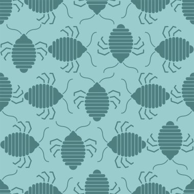 Yatak böcek desen sorunsuz. tahtakurusu arka plan. chinch vektör textu