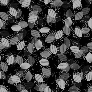 Yatak böcek desen sorunsuz. tahtakurusu arka plan. chinch vektör textu