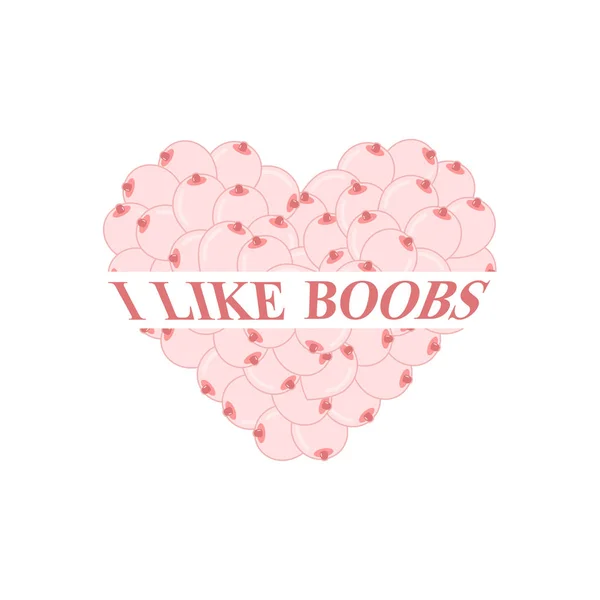 Boobs naked Vector Art Stock Images | Depositphotos