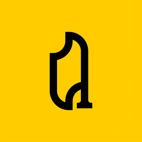 Q lettera vecchio carattere russo. Alfabeto popolare nazionale Russia. Retro — Vettoriale Stock