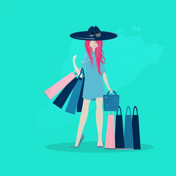 39 Shoping Girl Cartoon Vector Images Free Royalty Free Shoping Girl Cartoon Vectors Depositphotos