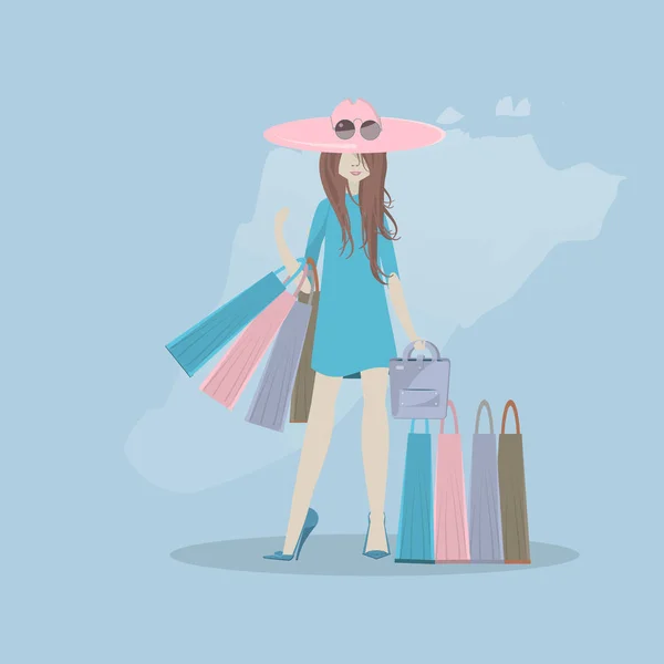 39 Shoping Girl Cartoon Vector Images Free Royalty Free Shoping Girl Cartoon Vectors Depositphotos