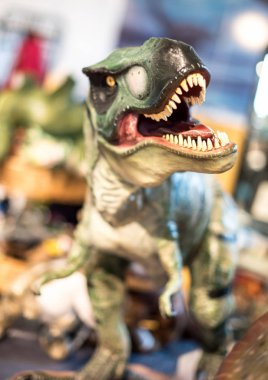 Dinozor growls açık mouth.closeup ile