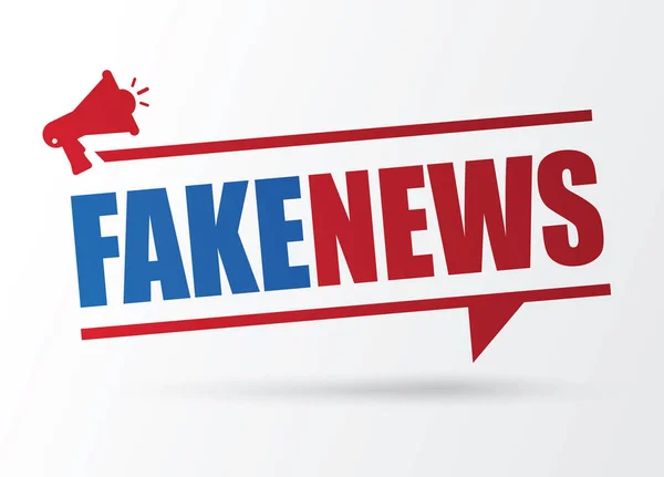 Fake News Fake Newspaper — Stock Vector