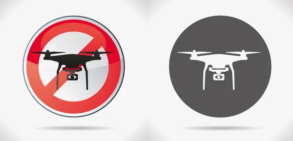 Die Drohnen Und Die Killerdrohne — Stockvektor
