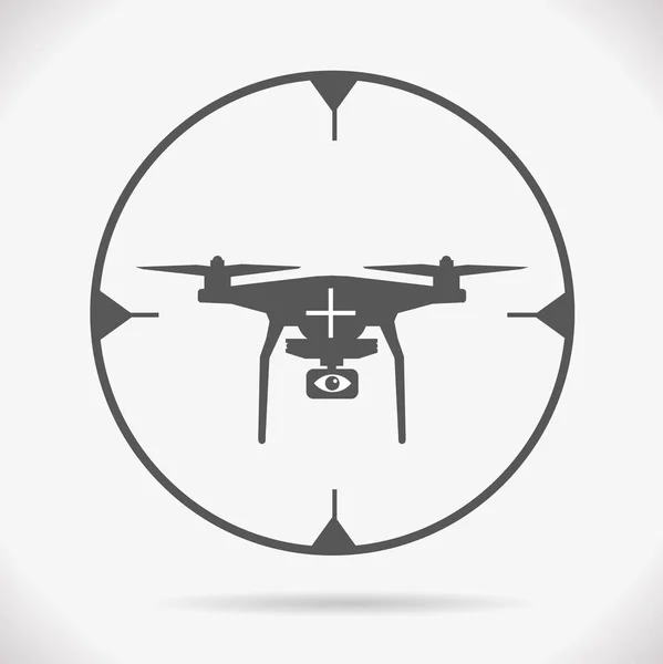 Die Drohnen Und Die Killerdrohne — Stockvektor