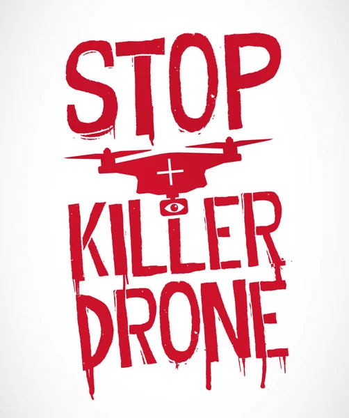 Drones Killer Drone — Stock Vector