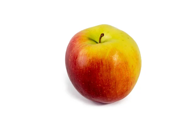 Red Green Apple Isolated — Stock Photo, Image