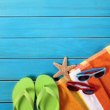 Yaz plaj arka plan, kopya alanı