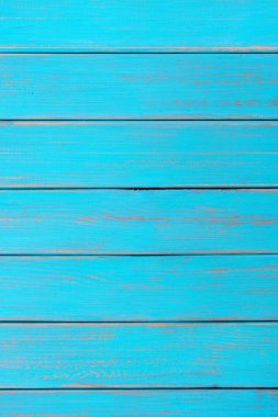 Parlak mavi ahşap arka plan yaz plaj dikey