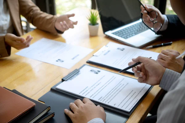 New staff candidate are in Job interview — Stock Photo, Image