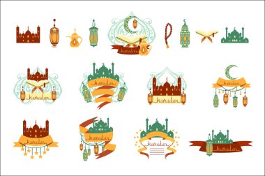 Ramazan hızlı elle çizilmiş illüstrasyon