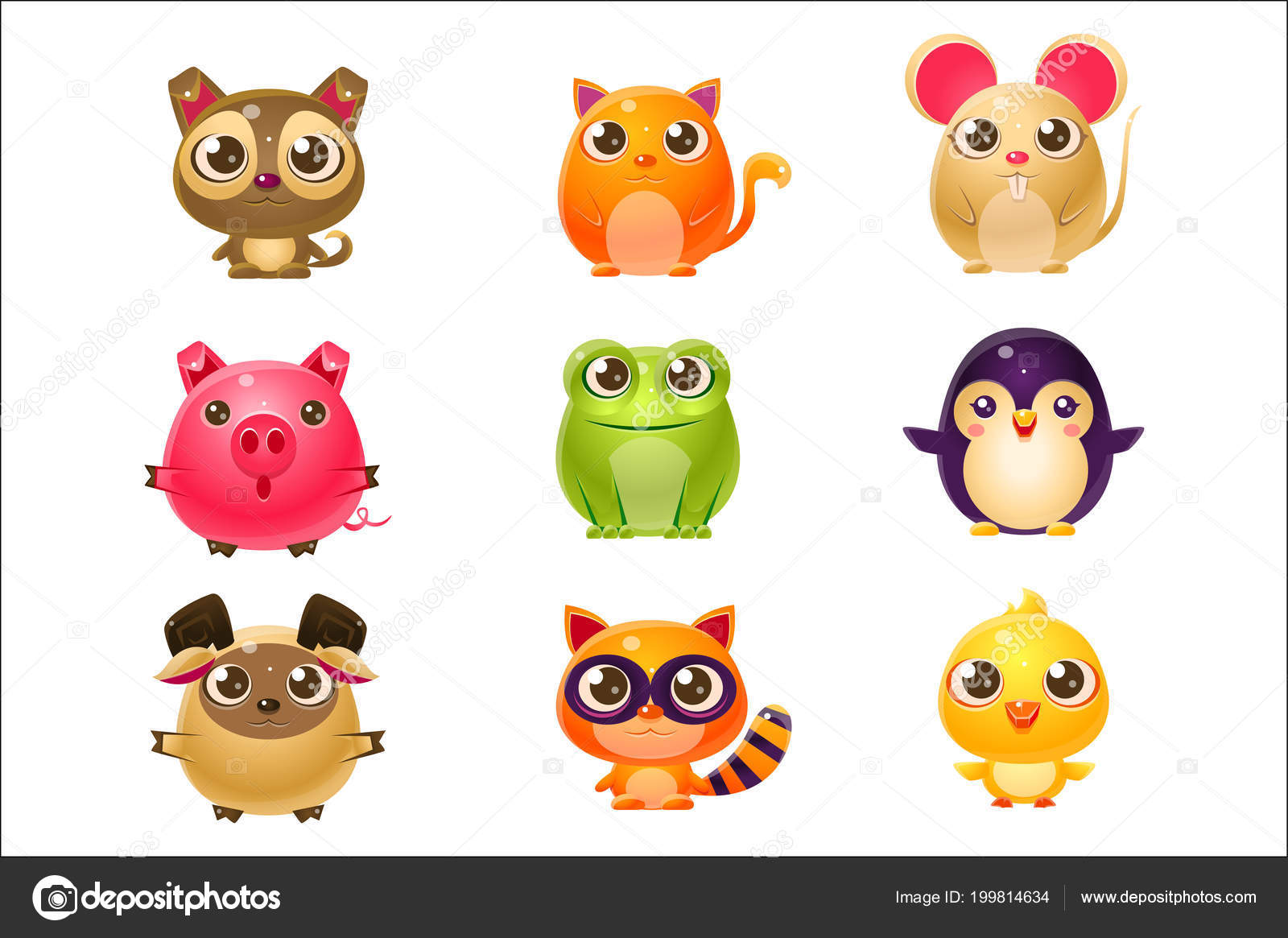 Adorable Baby Animals In Girly Design Stock Vector Image By C Topvectors Adorable Baby Animals In Girly Design Stock Vector Image By C Topvectors