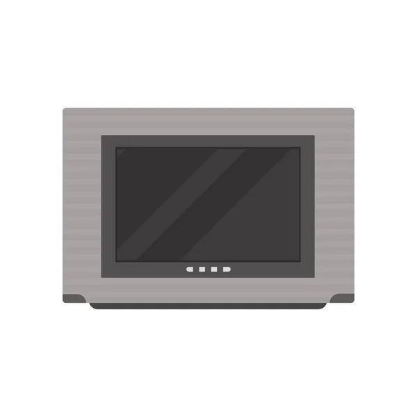 Retro Tv, televisie ontvanger vector illustratie op een witte achtergrond — Stockvector