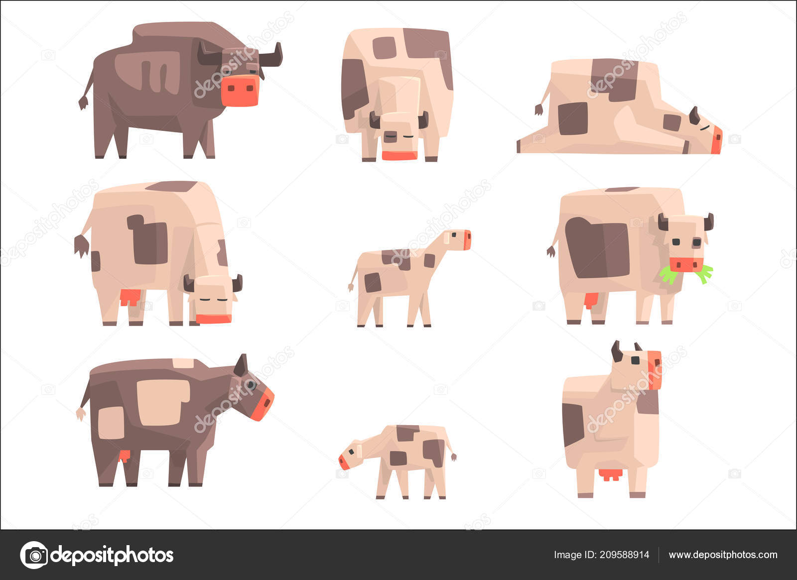toy farm cows