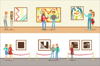 Resimler ve sanat ve bilim Fuarlar bakarak bir rehber olmadan bir müze turuna katılarak Müzesi ziyaretçi ayarla