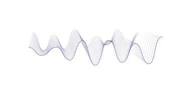 Dijital ses ekolayzır teknoloji, beyaz bir arka planda müzik darbe vektör çizim