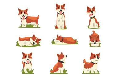 Çizgi film Kızıl saçlı corgi köpek dizi