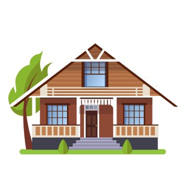 renkli daire konut evleri