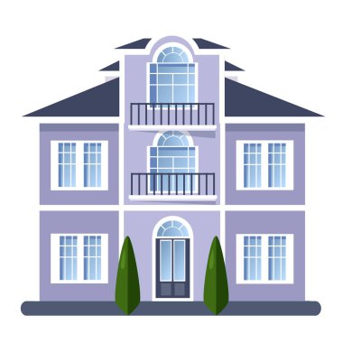 renkli daire konut evleri