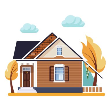 renkli daire konut evleri