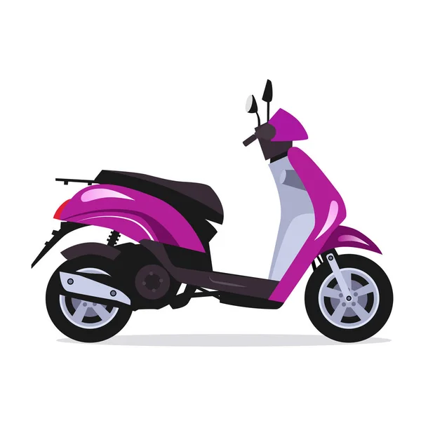 Scooter motorcykel vektor illustration — Stock vektor