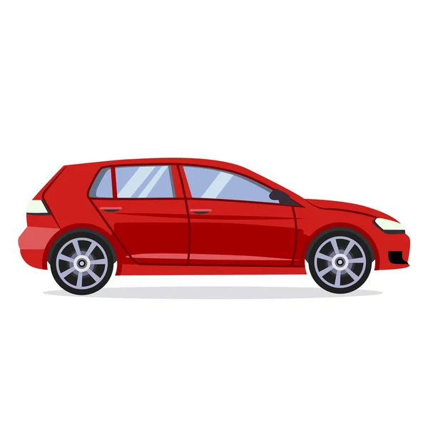 Vector red car — Stock Vector