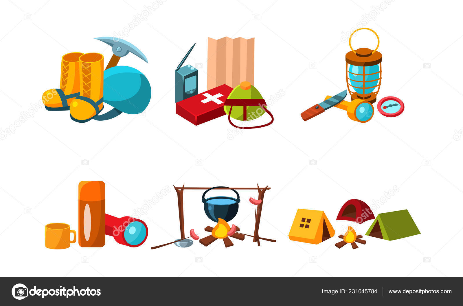 mountain climbing equipment