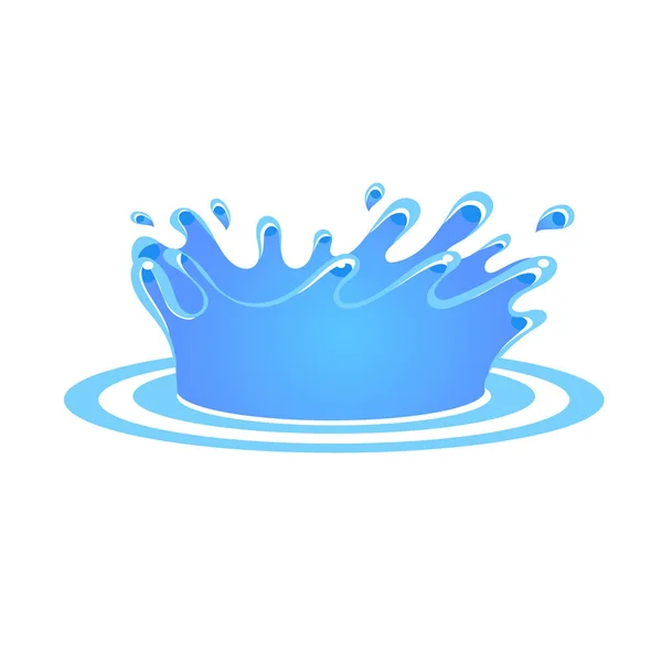 Zoet Water Splash. Vector illustratie Set — Stockvector