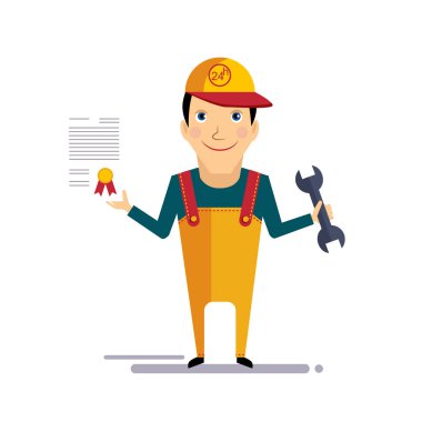 Araç sigortası ve hizmet vektör çizim