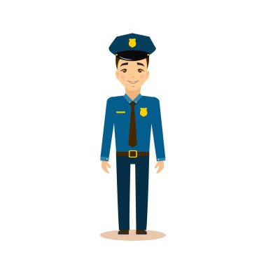 Polis vektör çizim.