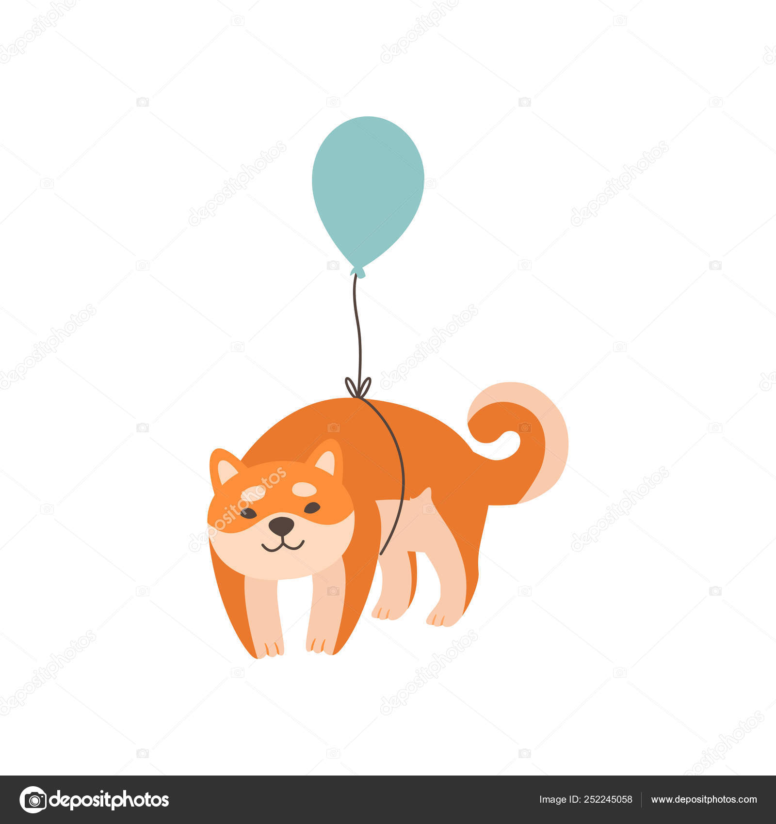 Shiba Inu Dog Flying With Balloon Cute Funny Japan Pet Animal Cartoon Character Vector Illustration Stock Vector C Topvectors 252245058 Shibainu dog shiba shibainudog doggo cute canine furry anthro. shiba inu dog flying with balloon cute funny japan pet animal cartoon character vector illustration stock vector c topvectors 252245058