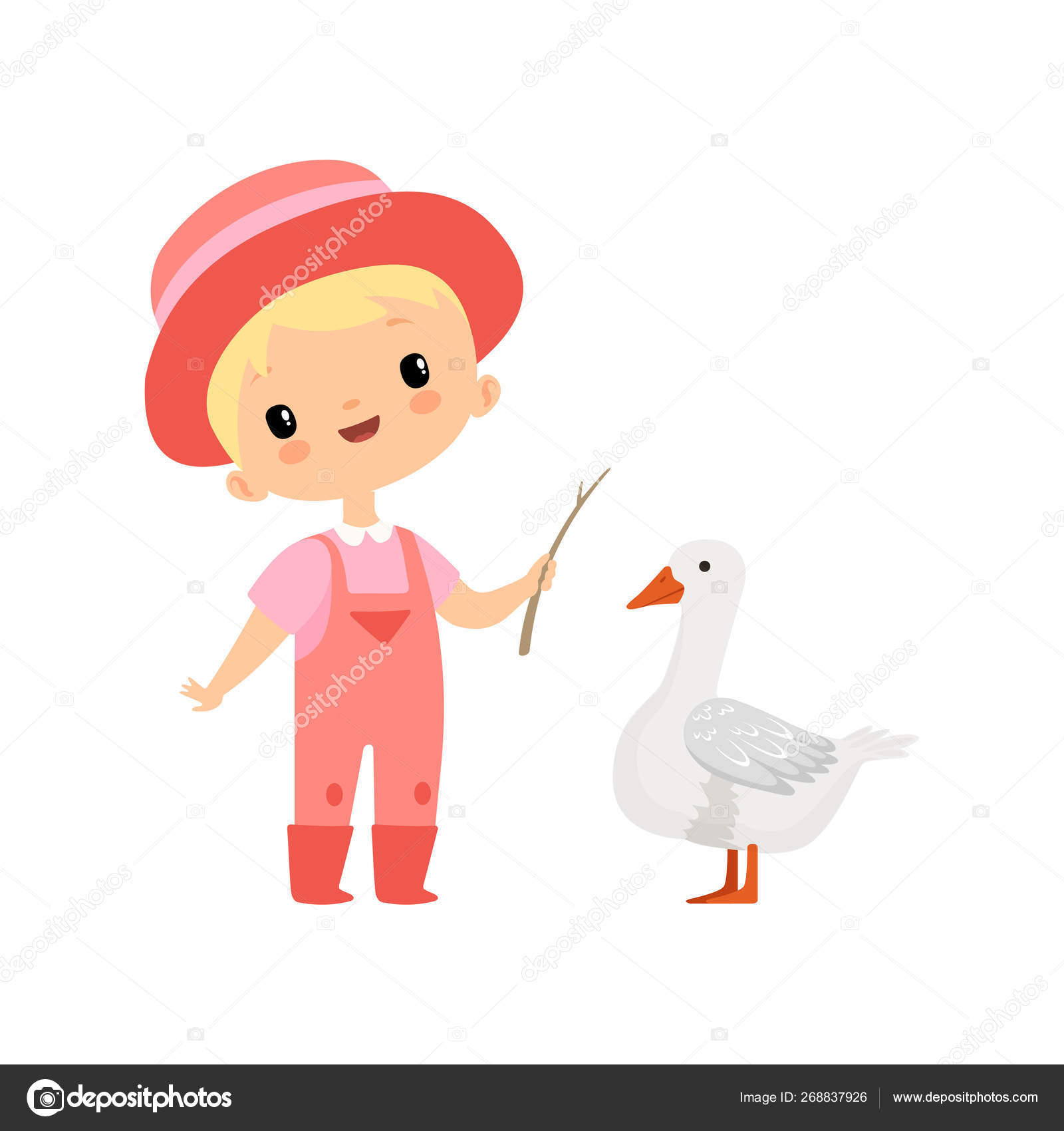 オーバーオール ゴムブーツと帽子放牧ガチョウのかわいい男の子 農業活動ベクトルイラストに従事若い農家漫画のキャラクター ストックベクター C Topvectors オーバーオール ゴムブーツと帽子放牧ガチョウのかわいい男の子 農業活動ベクトルイラストに従事若い農家漫画のキャラクター ストックベクター C Topvectors