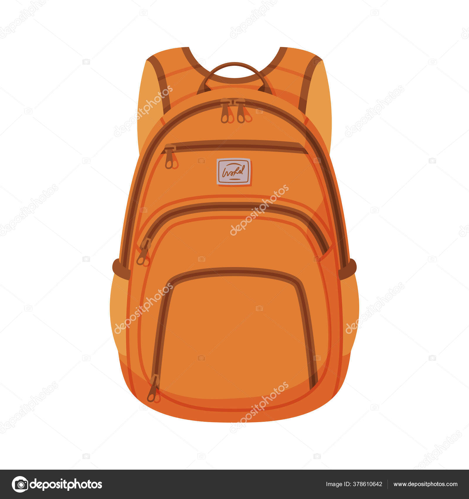 backpack with clip in front