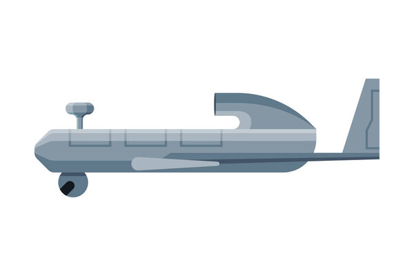 Military Fighter Aircraft, Special Aviation Transport Flat Vector Illustration
