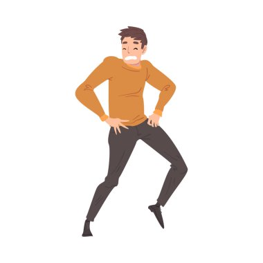 Korkmuş ve Paniklemiş Genç Adam, Panik Atak veya Panik Atak, Şok, Korkmuş, Dehşete düşmüş veya Depresif İnsan Resimleri