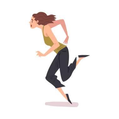 Şok Olan Genç Adam, Kaza, Acı ve Yaralı Çizgi Film Modeli Resimleri