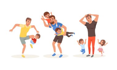 Yorgun Baba ve Hiperaktif Çocuk İlgi Çekme Seti