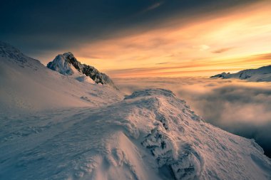 Tatra mountain Giewont pik.