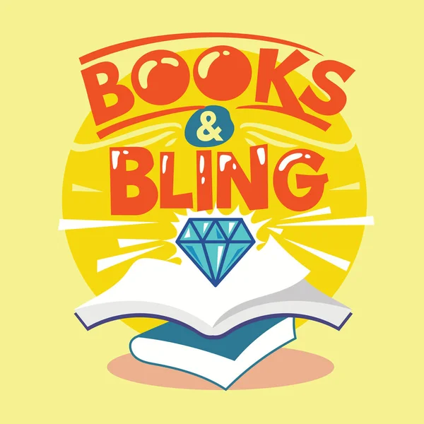Απεικονίσειςβιβλία Και Φράσεις Του Μπλινγκ Επιστροφή Στη Σχολική Προσφορά — Διανυσματικό Αρχείο