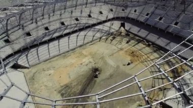 Stadyum, futbol sahası inşaatı