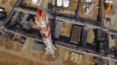 bulutlar duman ve buhar geliyor havadan görünümü