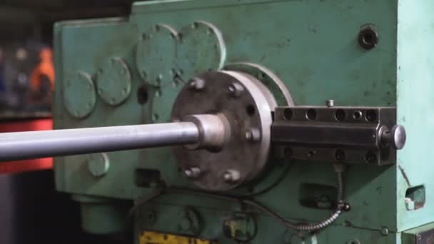 Industrial metal machining — Stock Video