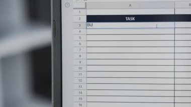 Çevrimiçi planda Satın Alma Görevi Yapılacaklar Listesi
