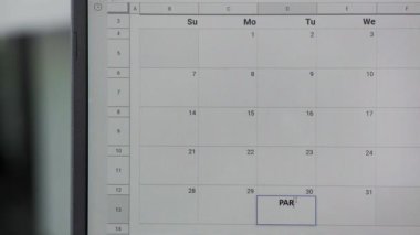 Bu tarihi hatırlamak için 30. Takvimde Parti Yazılıyor.