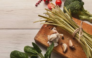 El yapımı makarna arka plan yemek