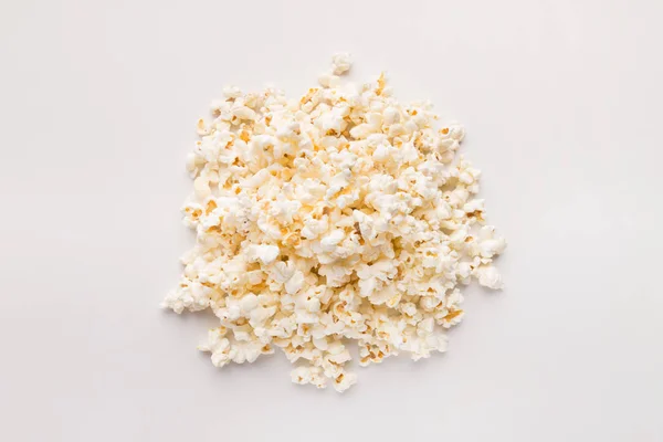 Popcorn heap isolated on white background — Stock Photo, Image