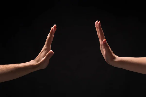 Mani che salutano alto cinque gesto — Foto Stock