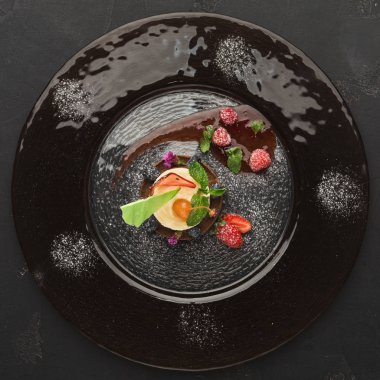 Restaurant, özel köpük tatlı hizmet