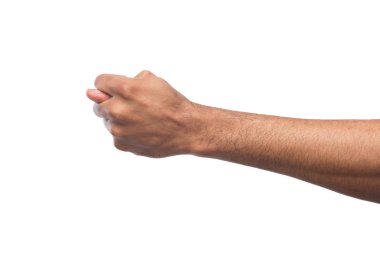 Beyaz arka plan üzerinde izole erkek siyah incir